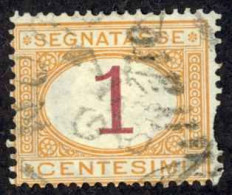 Italy Sc# J3 Used (a) 1870-1925 1c Postage Due - Segnatasse