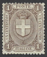 Italy Sc# 73 MH 1896-1897 1c Arms Of Savoy - Neufs