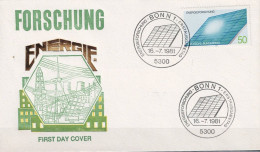 BRD FRG RFA - Energiefoschung (Mi.Nr. 1101) 1981 - Illustrierter FDC - 1981-1990