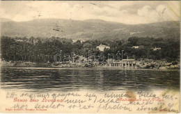 T3 1899 (Vorläufer) Lovran, Lovrana, Laurana; Badeanstalt Und Villen / Bath, Villas (EB) - Unclassified