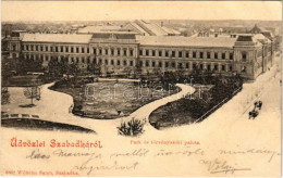 T2/T3 1899 (Vorläufer) Szabadka, Subotica; Park és Törvényszéki Palota. Wilheim Samu Kiadása / Park, Court (EK) - Zonder Classificatie