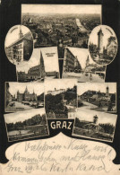 T2/T3 Graz, Rathaus, Elektrische Bahn, Landhaus, Schlossberg / Town Hall, Electric Railway, Country House (EB) - Zonder Classificatie