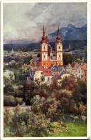 ** T1/T2 Villach, Perau, Hl. Kreuzkirche / Church, Verlag Des Volkswirtschaftl. Vereins "Oberkarnten" S: E. T. Compton - Ohne Zuordnung