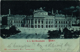 T2/T3 1899 Vienna, Wien, Bécs I. K. K. Hof-Burgtheater / Theatre (EK) - Unclassified