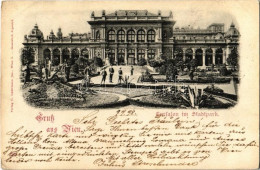 * T2 1898 Vienna, Wien, Bécs I. Cursalon Im Stadtpark / Park, Music Hall - Unclassified