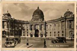 T2/T3 1948 Vienna, Wien, Bécs I. Burg Michaelertor / Palace Gate, Automobiles + "Österreichische Zensurstelle" Cancellat - Unclassified