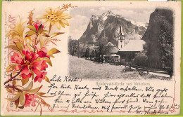 Ad5332 - SWITZERLAND  Schweitz - Ansichtskarten VINTAGE POSTCARD-Wetterhorn-1905 - Horn