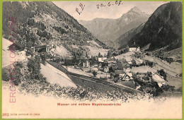 Ad5334 - SWITZERLAND Schweitz - Ansichtskarten VINTAGE POSTCARD - Wassen - 1907 - Wassen