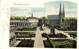 T2 1904 Dresden, Zwinger / Garden, Church - Ohne Zuordnung