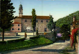 ** T1/T2 Arqua Petrarca, Piazza Della Chiesa Con La Tomb Del Poeta / Church Square With The Tomb Of The Poet (14,7 Cm X  - Non Classés