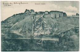 * T2/T3 Suceava, Suczawa, Szucsáva, Szőcsvásár (Bukovina); Ruinele Cetatii / Castle Ruins (ragasztónyom / Glue Mark) - Non Classés