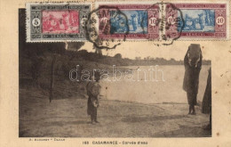 T2 1920 Casamance, Corvée D'eau / River, Water Carrying. TCV Card - Ohne Zuordnung