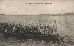 ** T2 Dakar, Equipe De Piroguiers / Natives In Canoe, Folklore - Sin Clasificación