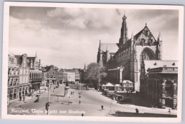 Postkaarten > Europa > Nederland > Noord-Holland > Haarlem Grote Markt Gebruikt 1955 (14975) - Haarlem