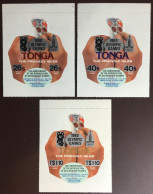 Tonga 1980 Olympic Games Official Set MNH - Tonga (1970-...)