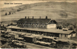 * T2/T3 Lavochne, Lawotschne, Lavocsne, Lawoczne; Railway Station, Train (Rb) - Non Classificati