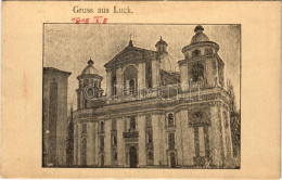 * T2/T3 1915 Lutsk, Luck; Cathedral (non PC) (EK) - Ohne Zuordnung