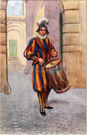 ** T1/T2 Vatican City, Citta Del Vaticano; Tamburino Svizzero / Swiss Guard, Drummer - Non Classés