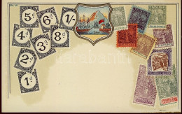 ** T2 Stamps Of Trinidad, Golden Decoration, Litho - Unclassified