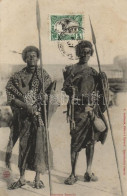 T2/T3 1907 Djibouti, Guerriers Somalis / Somali Warriors, Folklore. TCV Card (fl) - Ohne Zuordnung