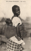 ** T2 Type Ouolof / Ouolof Woman With Her Child, Senegalese Folklore - Non Classés
