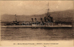 ** T1 Marine Militaire Francaise "Bisson", Torpilleur De Haute Mer / Francia Torpedóhajó Ami Elsüllyesztette Az S.M. U-I - Non Classés