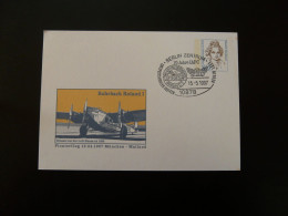 Entier Postal Stationery Card Aviation First Flight Lufthansa Munchen Milano 1997 - Cartes Postales Illustrées - Oblitérées