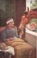 ** T2 Kriegskameraden / WWI K.u.K. Injured Military Officer With Horse, B.K.W.I. 930-10. - Non Classés