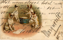 T2/T3 1902 Dog Music Band. Wezel & Naumann Litho (EK) - Zonder Classificatie