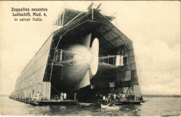 ** T2 Zeppelin Neuestes Luftschiff Mod. 4. In Seiner Halle. K. Schinacher Friedrichshafen No. 79. - Non Classés