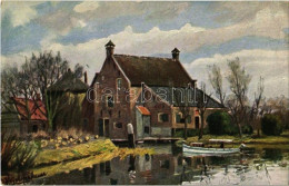 ** T2/T3 House At The Lake, Dutch Art Postcard S: Gerstenhauer (EK) - Ohne Zuordnung