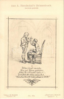 ** T1 "Darf Ih's Dirndl Liabn?" I., Aus A. Hendschel's Skizzenbuch No. 64., Verlag V. M. Hendschel / Young Man And Pries - Ohne Zuordnung