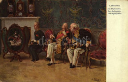 ** T2/T3 Die Diplomaten / The Diplomatists, Moderne Russische Meister, R. M. No. 121. S: V. Makovsky (EK) - Sin Clasificación