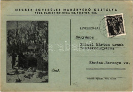 T2/T3 1944 Etető. Mecsek Egyesület Madárvédő Osztálya, Pécs (EK) - Non Classificati