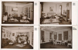 ** 4 Db RÉGI Motívum Képeslap: Régi Bútorok Kiállítása / 4 Pre-1945 Motive Postcards: Old Furnitures Exhibition - Non Classificati