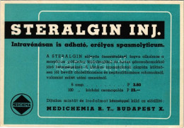 T2/T3 Súlyos Görcsöknél Intravénásan Is Adható A Steralgin Injekció, Erélyes Spasmolyticum. Pótolja A Morphint! Medichem - Unclassified