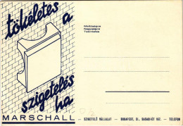 * T2/T3 Tökéletes A Szigetelés Ha Marschall Szigetelő Vállalat. Budapest, Sasadi út 167. - Reklám (EB) - Non Classés