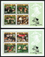 Burkina Faso 1996 - Mi-Nr. 1384-1391 A A ** - MNH - KLB - Pfadfinder - Pilze - Burkina Faso (1984-...)