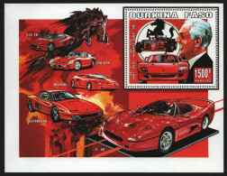 Burkina Faso 1995 - Mi-Nr. Block 154 A ** - MNH - Ferrari - Burkina Faso (1984-...)