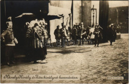 ** T2/T3 Károly Király és Zita Királyné Koronázása. Révész és Biró 1916. / The Coronation Ceremony Of Charles I Of Austr - Ohne Zuordnung