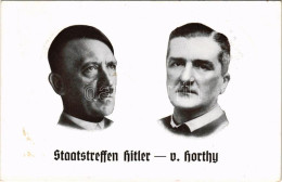 * T2/T3 1938 Staatstreffen Hitler - Von. Horthy; Verlag O. Struck "1938 Deutschlandreise Reichsverweser Von Horthy Nürnb - Unclassified