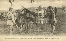 * T1/T2 Las Banderas Francesas, La Bandera Del 30 De Zuavos Condecorada En Verdun Por El Rey De Italia / French Military - Non Classificati