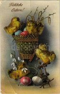 T3 1913 Fröhliche Ostern! / Húsvéti üdvözlet / Easter Greeting. Litho (EB) - Non Classés