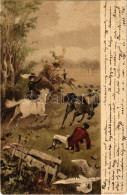 T2 1902 Vadászat / Hunting. Serie 736. No. 2. Litho S: Heyer - Zonder Classificatie