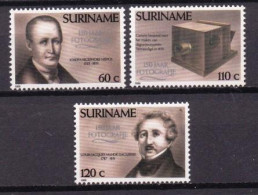 SURINAM, 1989, MNH Stamp(s) , Photography, SG Nr(s). 1421-1423, Scannr. 23180 - Suriname