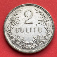 1925 Lithuania .500 Silver Coin 2 Litu,KM#77,3239 - Litauen