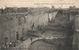 FRANCE - Doue La Fontaine - Habitations Souterraines - Carte Postale Ancienne - Doue La Fontaine