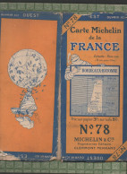 Cate Michelin N°78 Bordeaux Bayonne    Cote 2445.11  (M6355) - Cartes Routières