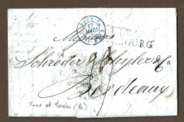 !!! MARQUE D'ENTRÉE TOUR ET TAXIS, 1839 - Entry Postmarks