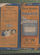 Cate Michelin N°76 Aurillac St Etienne   Cote 2845.23 (M6358) - Strassenkarten